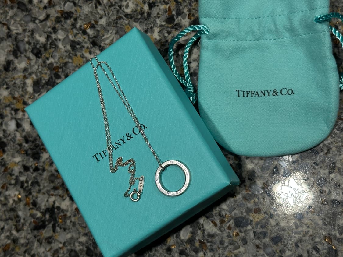 (정품보장) 티파니앤코 서클 펜던트 실버 상품이미지2