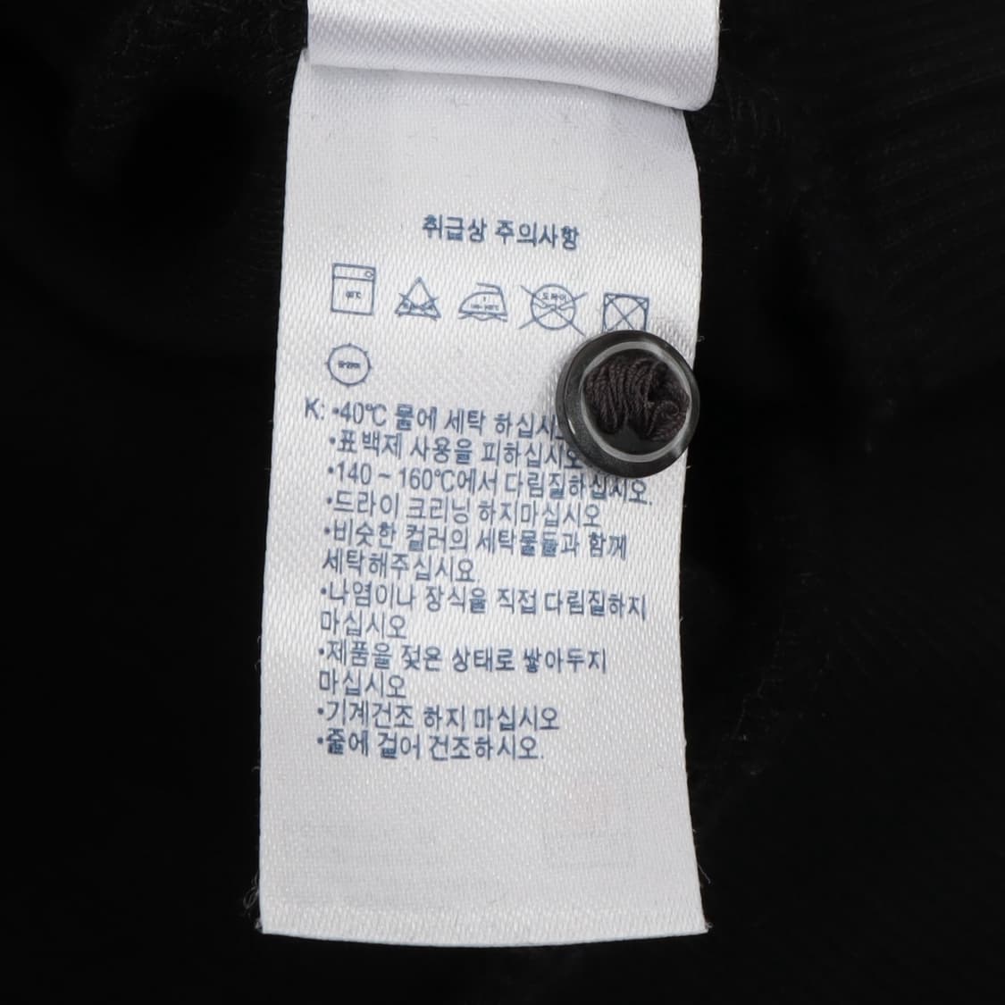 라코스테 블랙 언더 로고 버튼업 스웻셔츠 상품이미지10