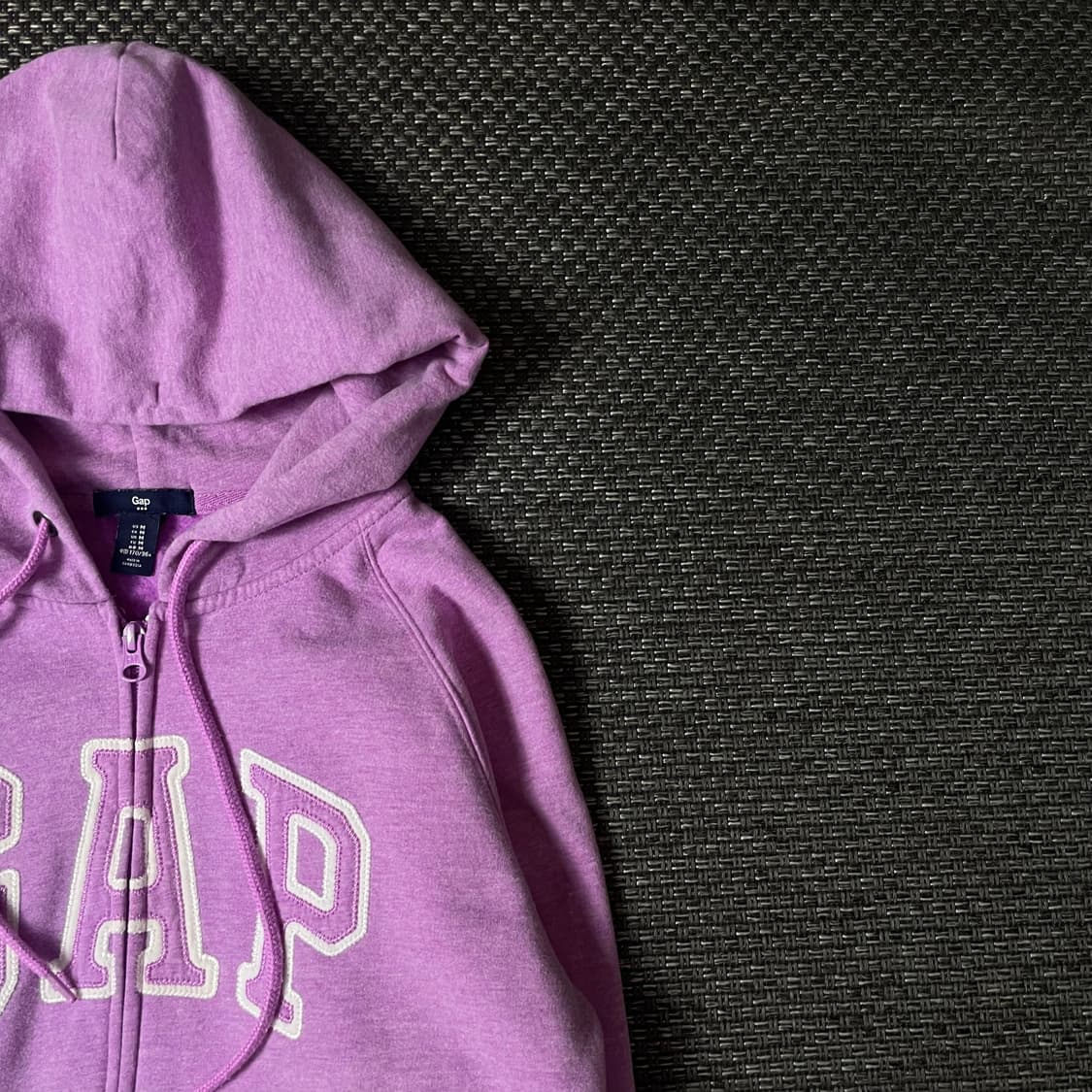 갭 연보라핑크 후드 집업 M 상품이미지3