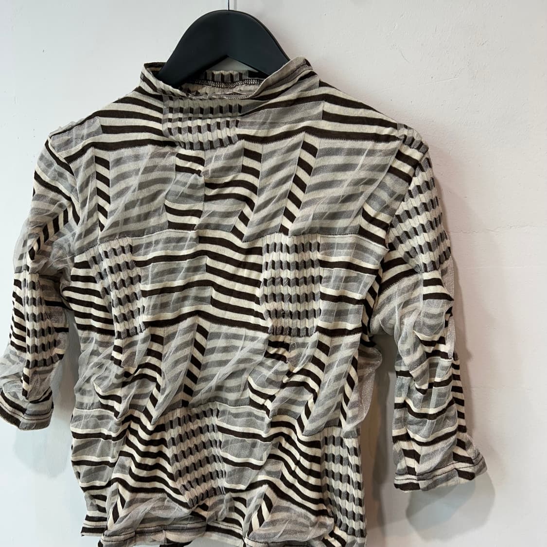 에스닉 패턴 셔링 탑 상품이미지4