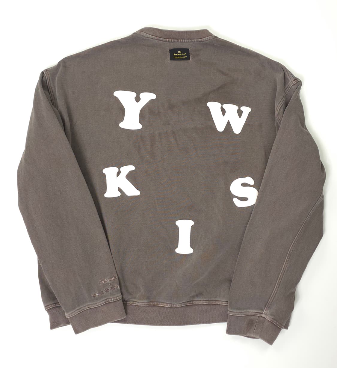 더써든랩x넌리액트 넌프린팅 피그먼트 맨투맨 차콜브라운 (46) 상품이미지2