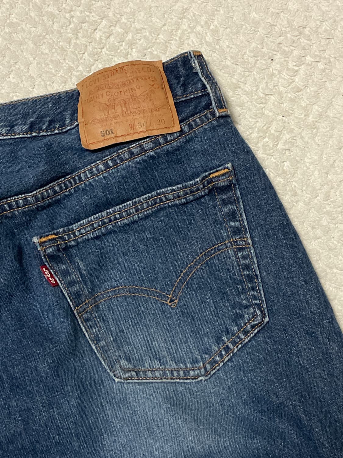 [34X30] 리바이스 90s USA 501 오리지널 핏 데님 팬츠 상품이미지6