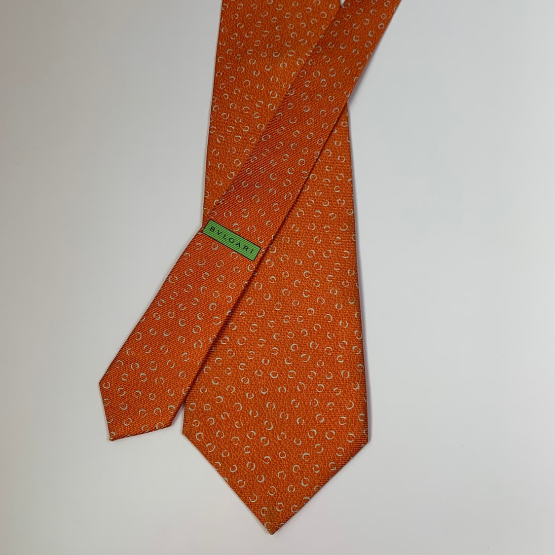 불가리(BVLGARI) 자카드 명품넥타이 100실크 A-A+등급 10cm 상품이미지3