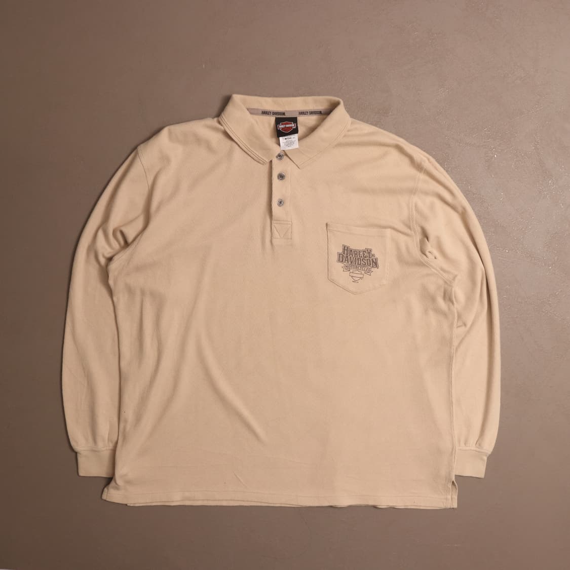 할리데이비슨 와플 헨리넥 카라 롱슬리브 A1411 상품이미지1