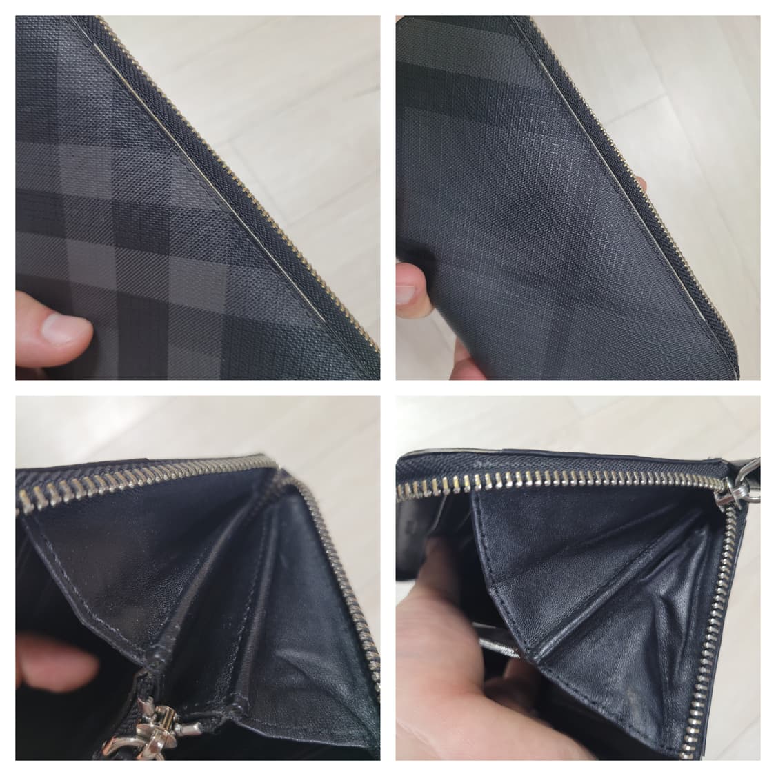 정품 버버리 여성 지퍼 장지갑 상품이미지7