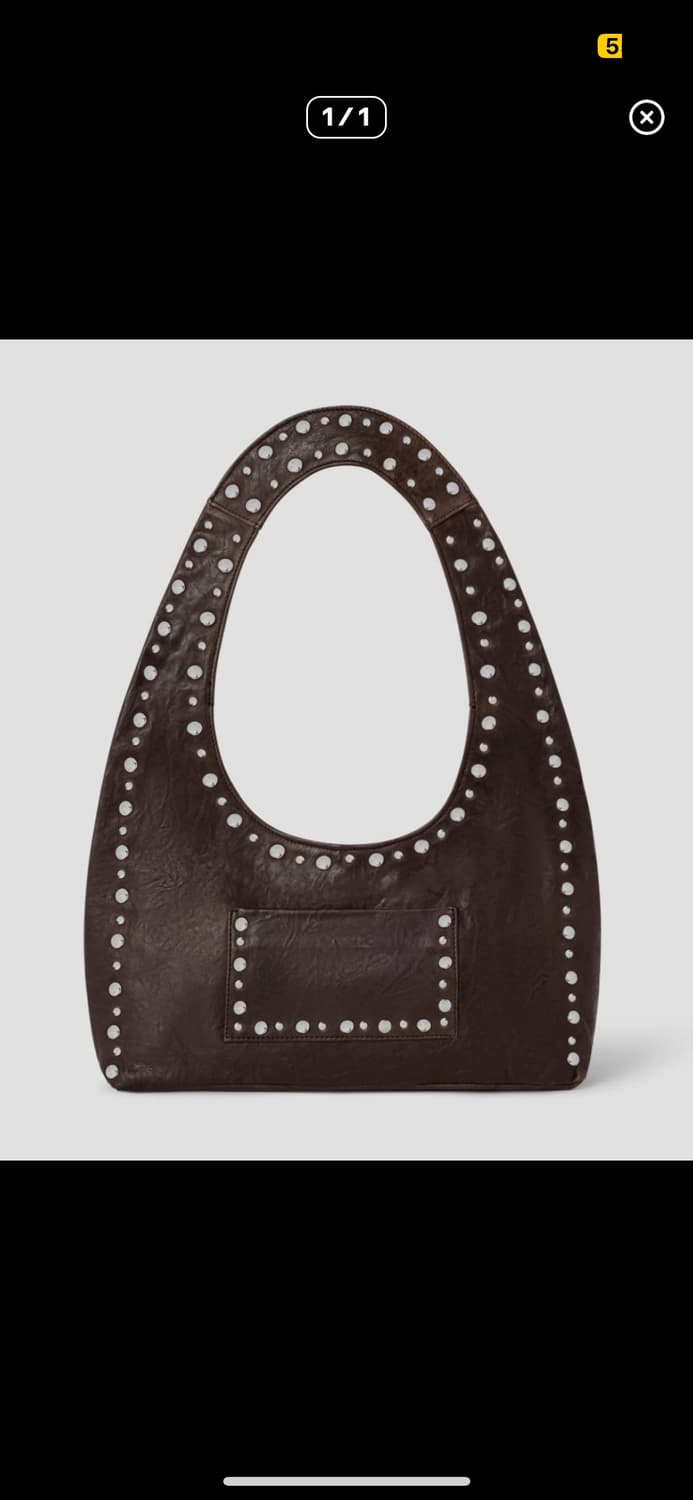 기마구아스 franca 프랑카 램스킨 숄더백 브라운 상품이미지1