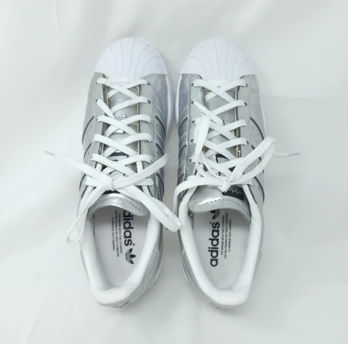 아디다스 슈퍼스타 은색 운동화 240mm 상품이미지5