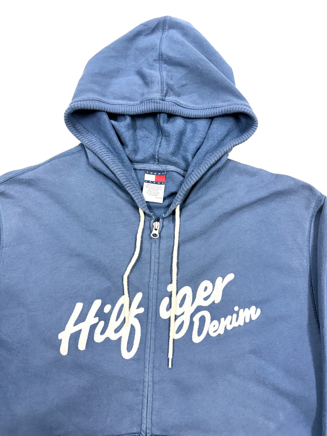 Tommy Hilfiger Denim 스크립트 로고 집업 후드 상품이미지4