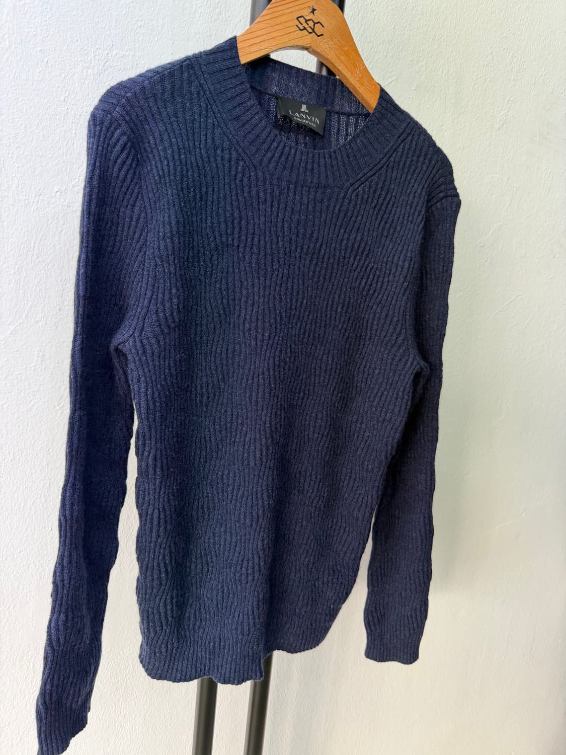 정품) LANVIN 랑방 한섬 넥라인 22ss 니트 90 상품이미지2