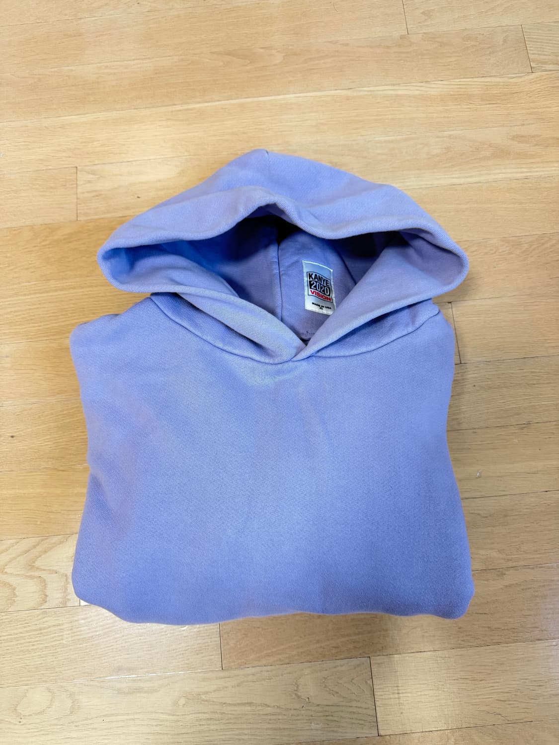 칸예 2020 Vision 퍼플 후드티 XL 상품이미지1