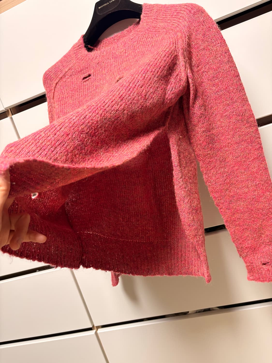 이자벨마랑 에뚜왈 핑크 디스트로이드 니트 34 상품이미지4