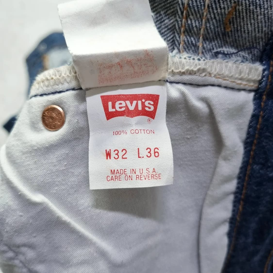 90s USA Levis 501 Cut Edge 32/30 상품이미지5