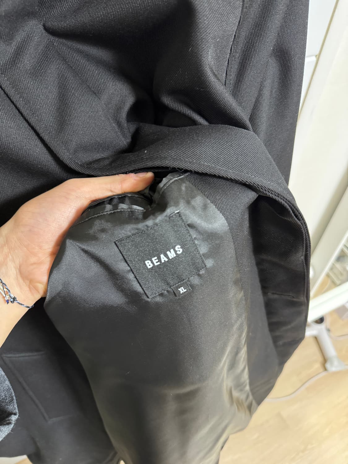 [착샷O] 빔즈 발마칸 코트 XL 상품이미지4