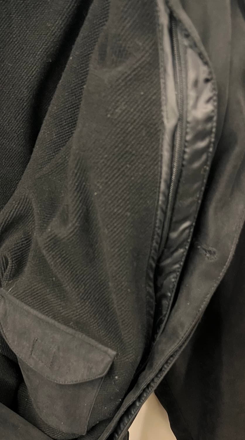 아르마니 Armani Exchange 블랙 벨티드 코트 L 상품이미지2