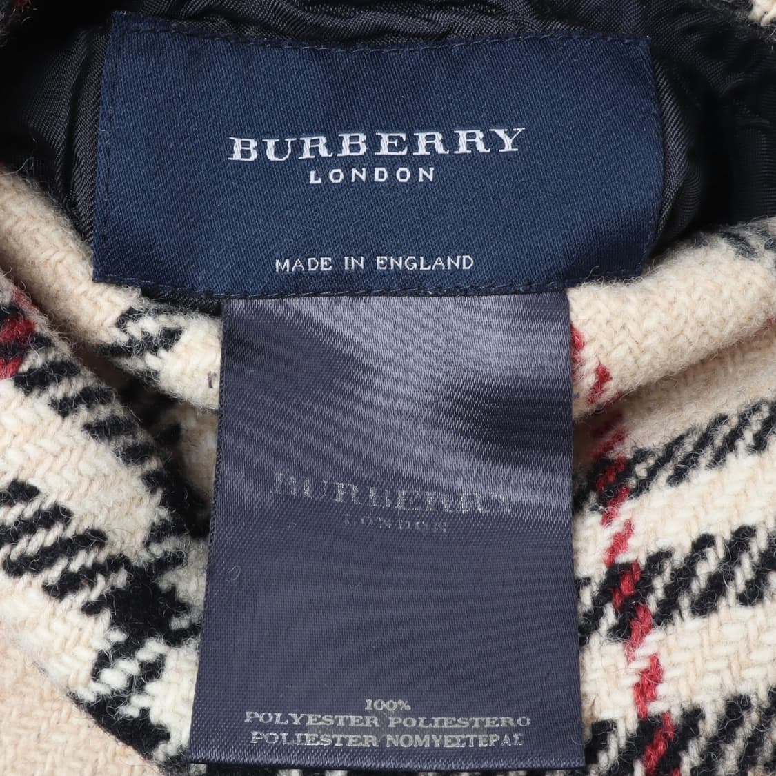 버버리 런던 리버시블 노바체크 퀄팅 싱글 코트 상품이미지8