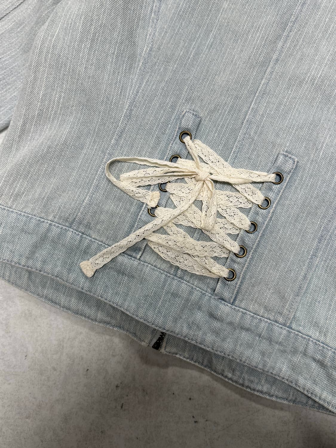 리즈리사 갸루 코르셋 데님자켓  상품이미지3