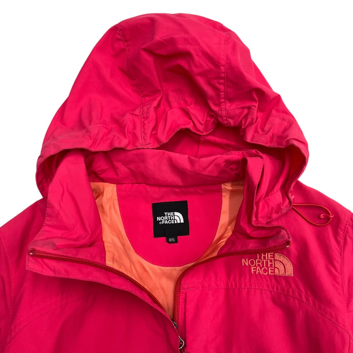 노스페이스 딥핑크 후드 바람막이 85 상품이미지5