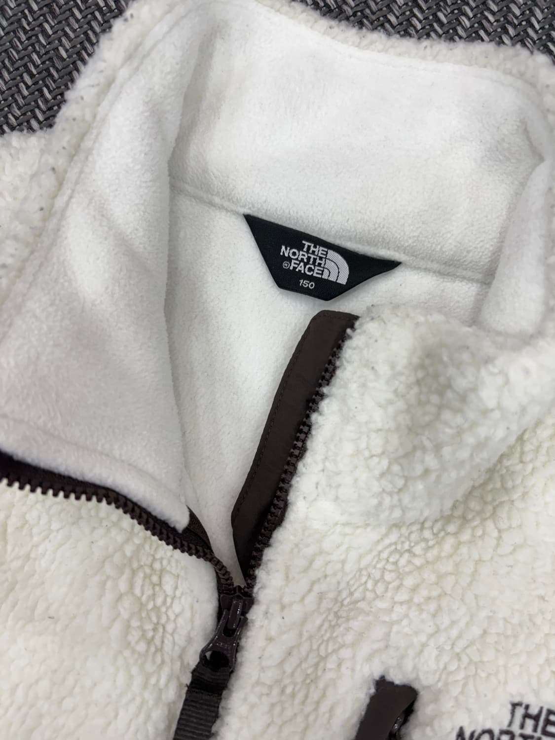 노스페이스 플리스 자켓 아이/브라운 상품이미지3