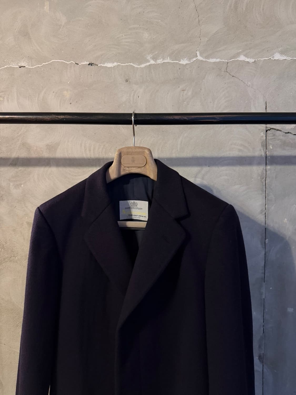 아쿠아스큐텀 울 캐시미어 체스터필드 코트 105 상품이미지5