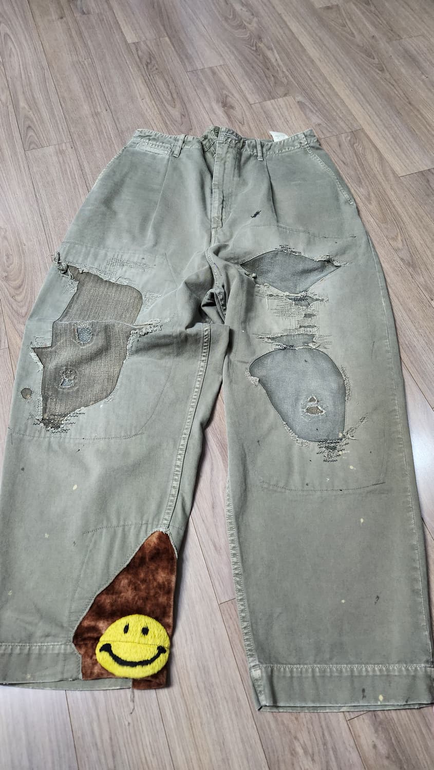 캐피탈 구형 카츠라기 팬츠 4사이즈 카키 상품이미지2