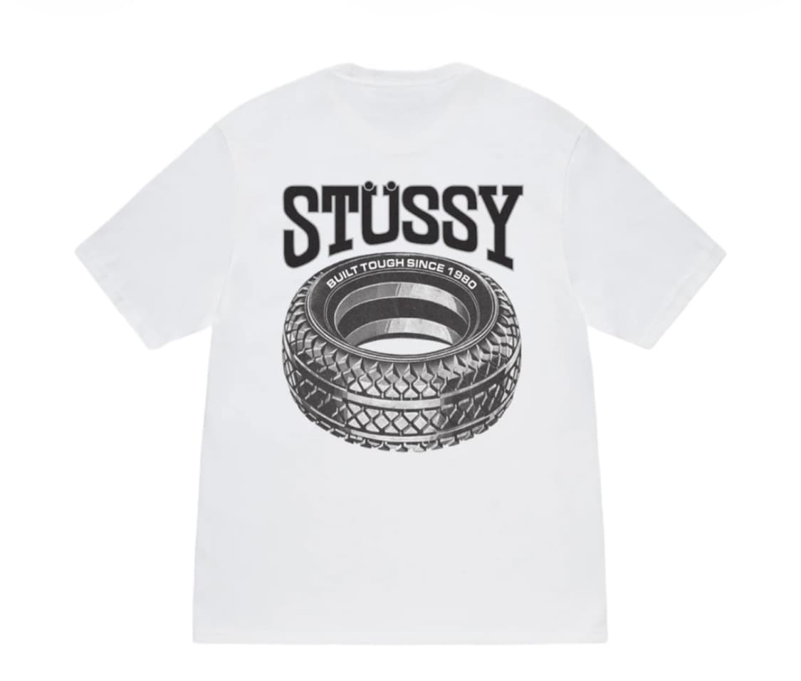 스투시 터프 트레드 티셔츠 화이트 상품이미지1