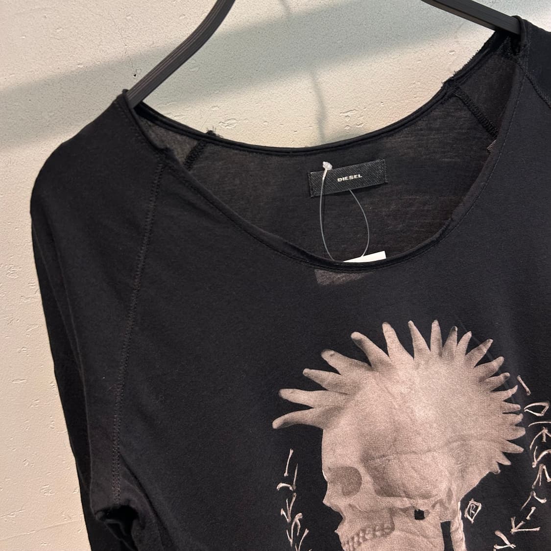 Diesel y2k Mohican Skull T-Shirts 상품이미지8