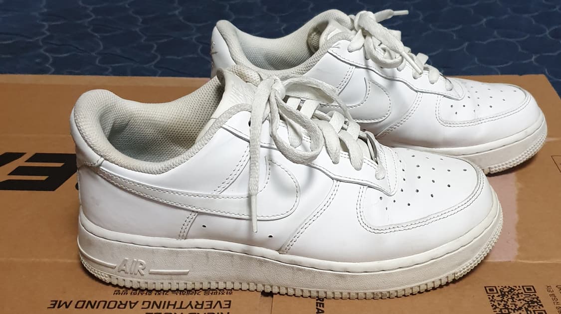 나이키 에어포스 로우 화이트 (250) 상품이미지3