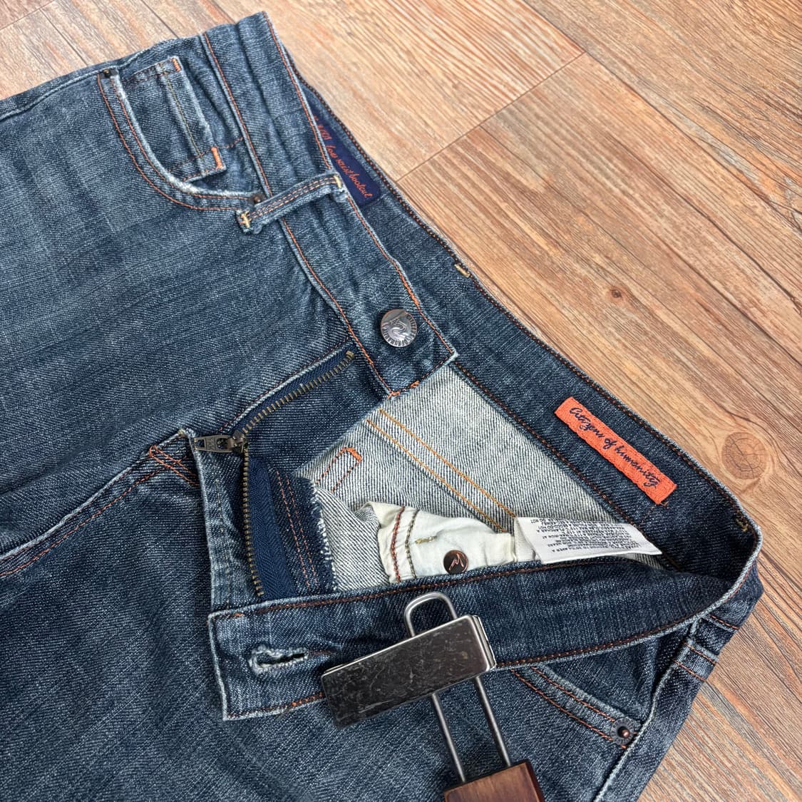 시티즌 오브 휴머니티 27 데님 청바지 슬림 부츠 미국 수입 로라이즈 상품이미지2