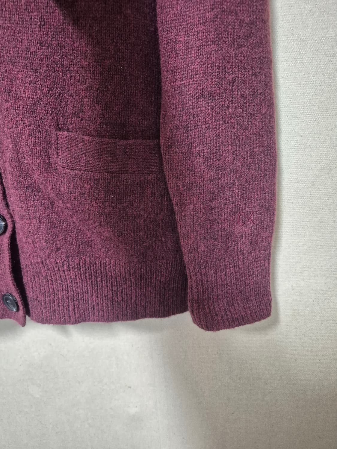 캘빈클라인진 셰틀랜드 울 가디건 상품이미지2