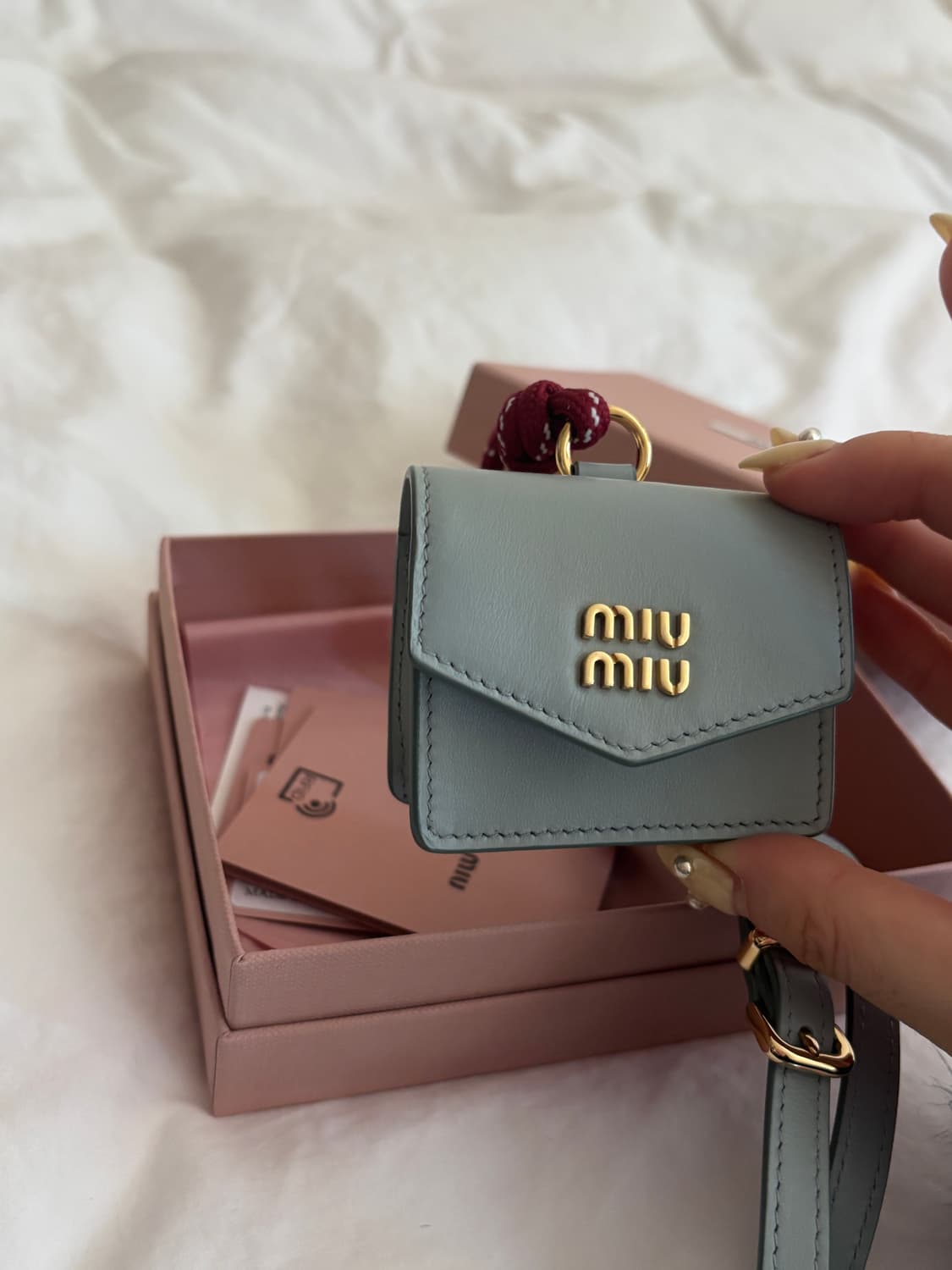 미우미우 miumiu  가죽 코드 및 트릭 (풀박스/상태 최상) 상품이미지4