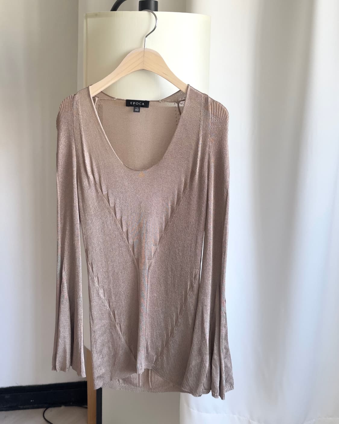 [EPOCA] sheer rib knit top 상품이미지1