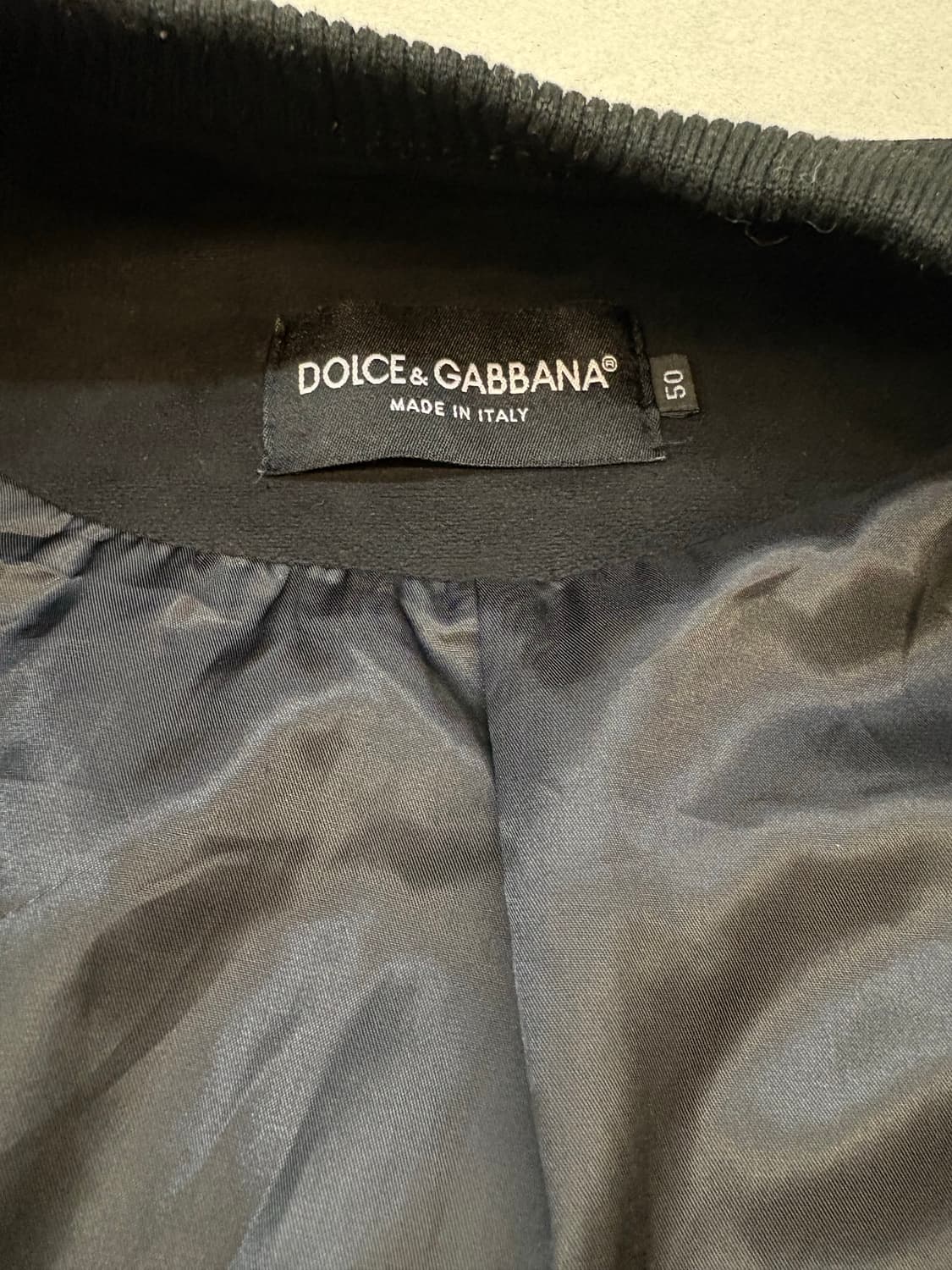 돌체앤가바나 스웨이드 블루종 자켓 상품이미지5