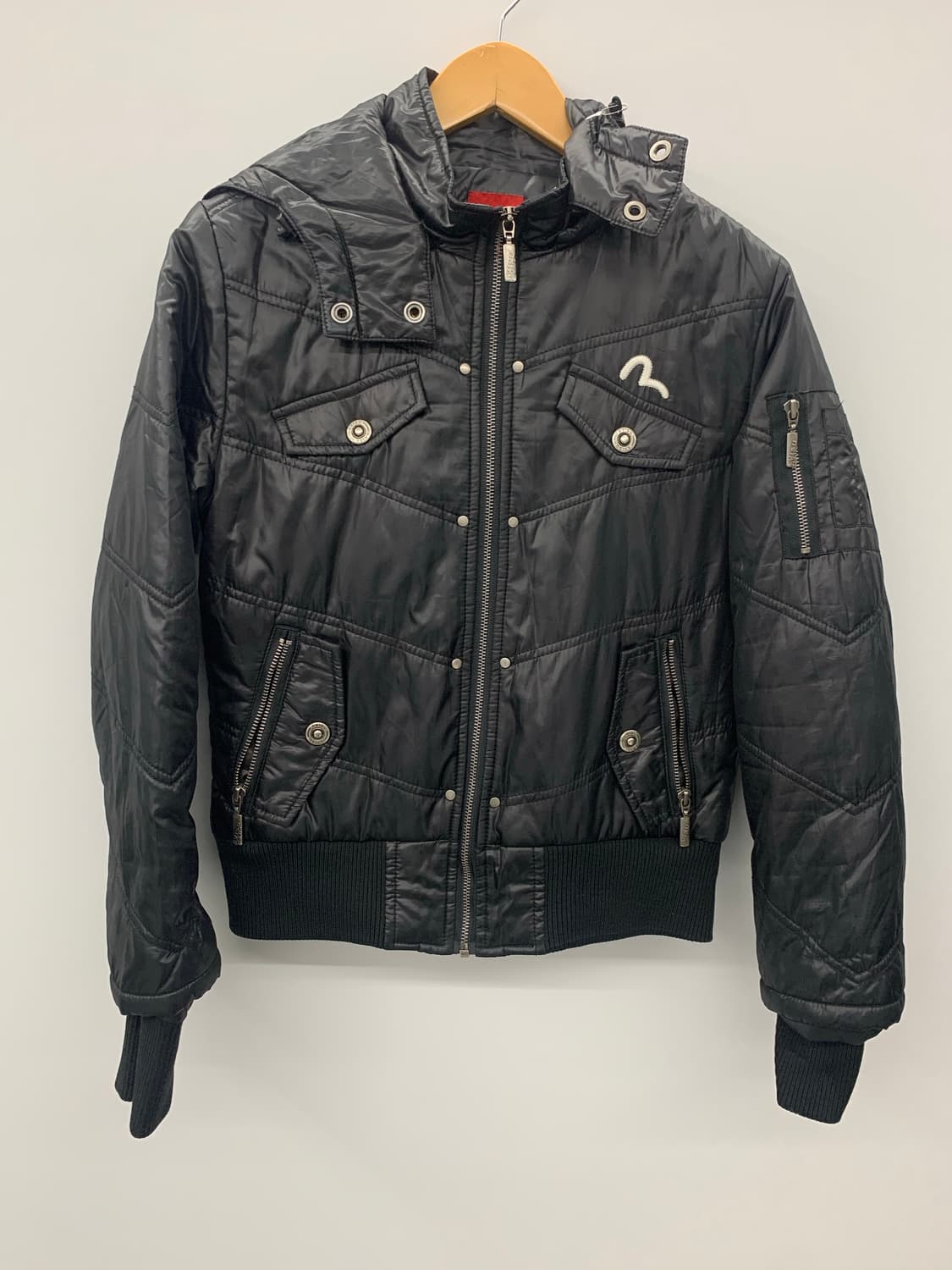 에비수 블랙 경량패딩 상품이미지6