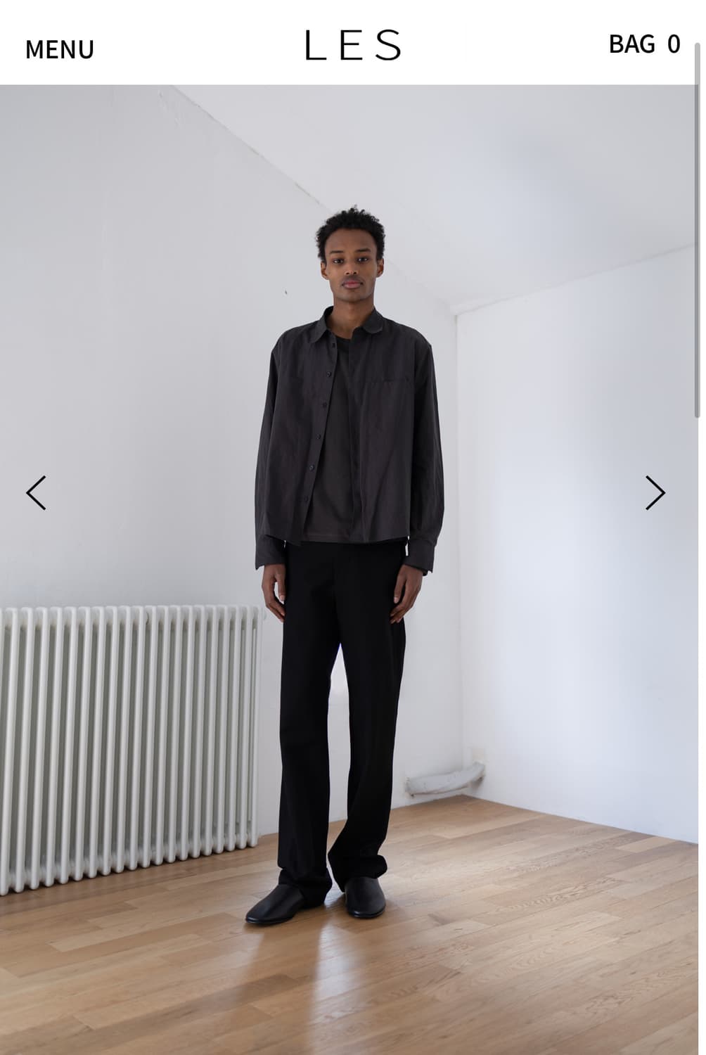 [1] Les pin trouser (black) 상품이미지2