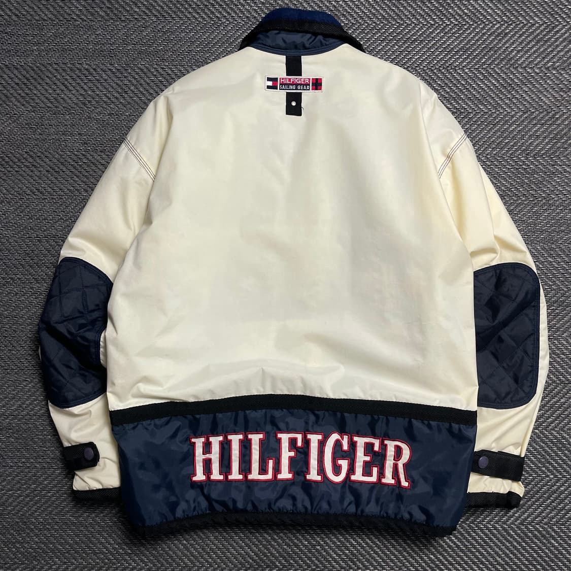 00s 타미힐피거 올드스쿨 빅로고 스티치 디테일 박시핏 점퍼o 5258 상품이미지1