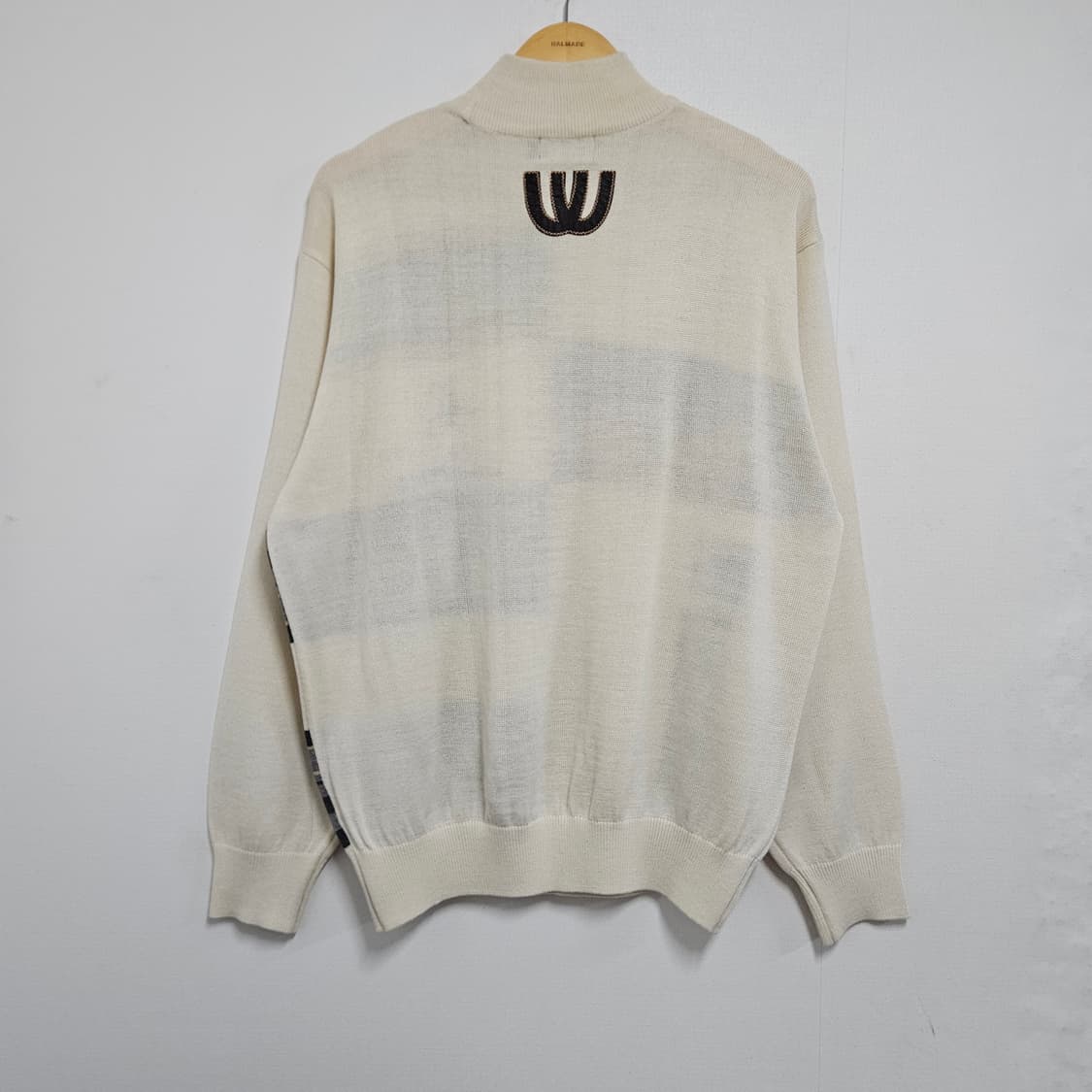 L 엠유스포츠 MU 골프 목폴라 니트 아이보리 상품이미지3