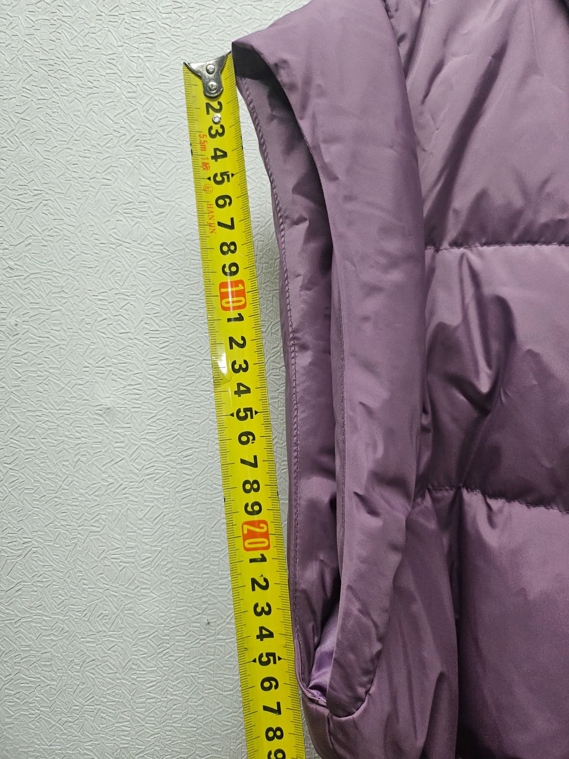 셀렙샵 벨티드 퍼플 패딩 조끼 88  새상품  미사용 상품이미지10