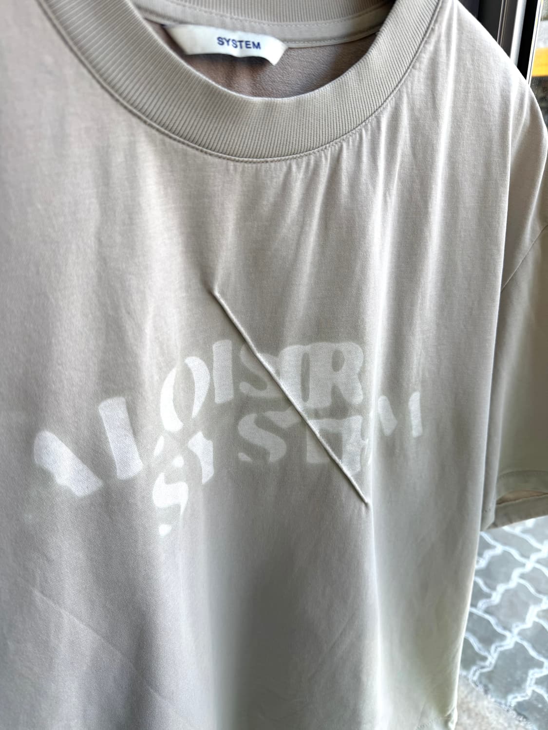 100~105/ 시스템옴므 24FW 라운드 반팔 상품이미지5