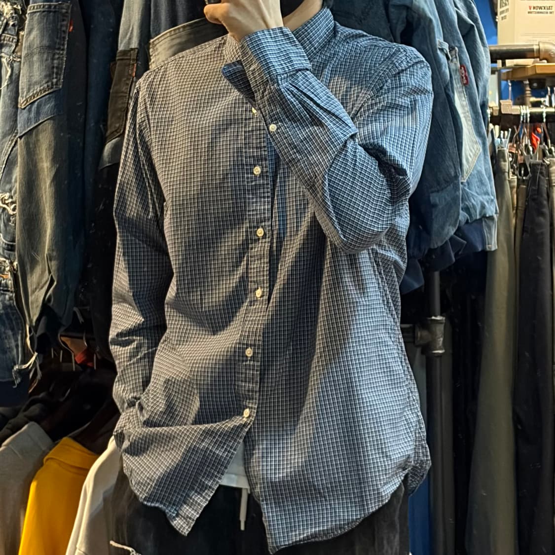 [No.9]Polo 폴로 체크 긴팔셔츠 상품이미지4