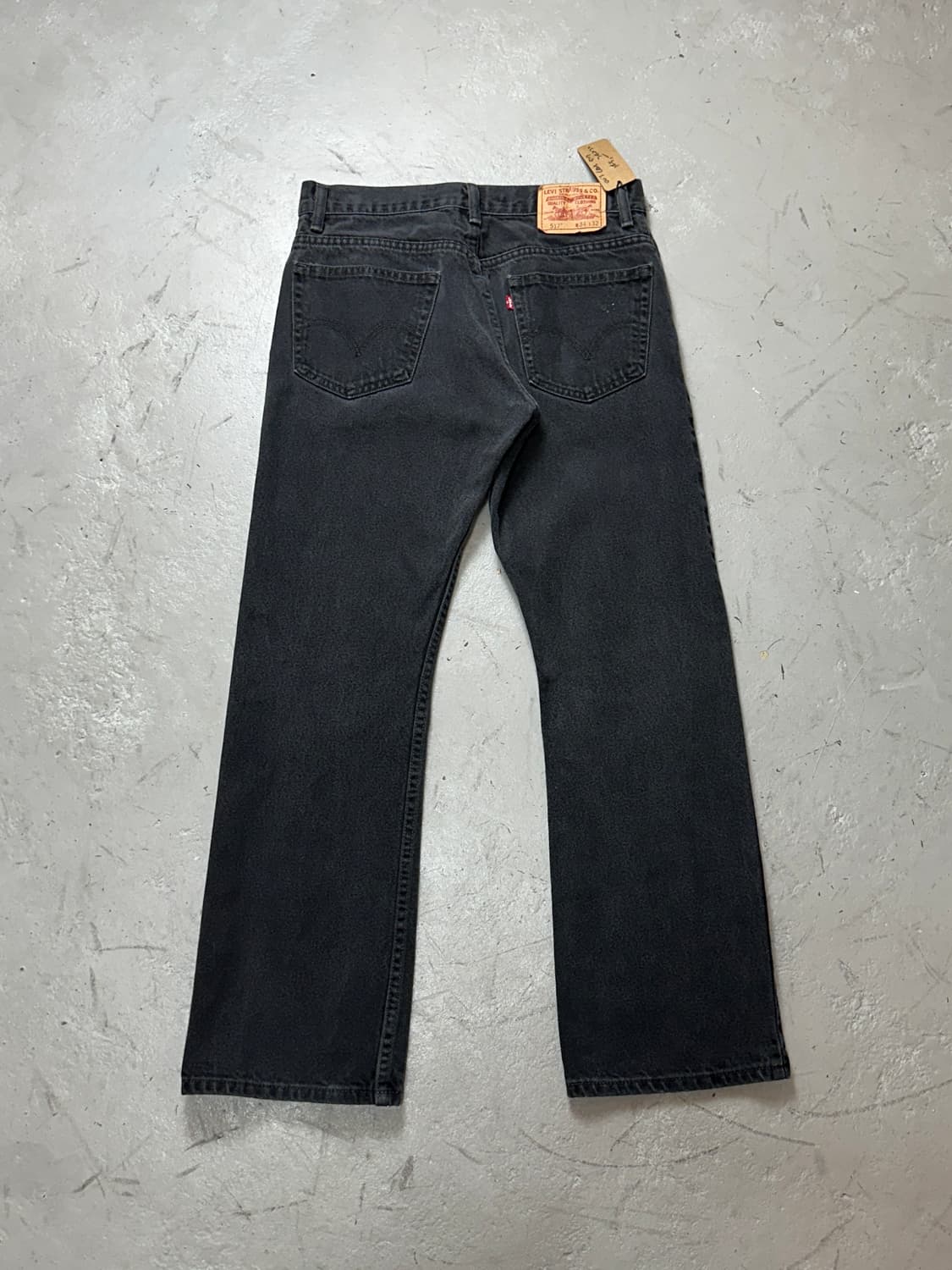 00's 리바이스 517 블랙 부츠컷 플레어진 상품이미지4