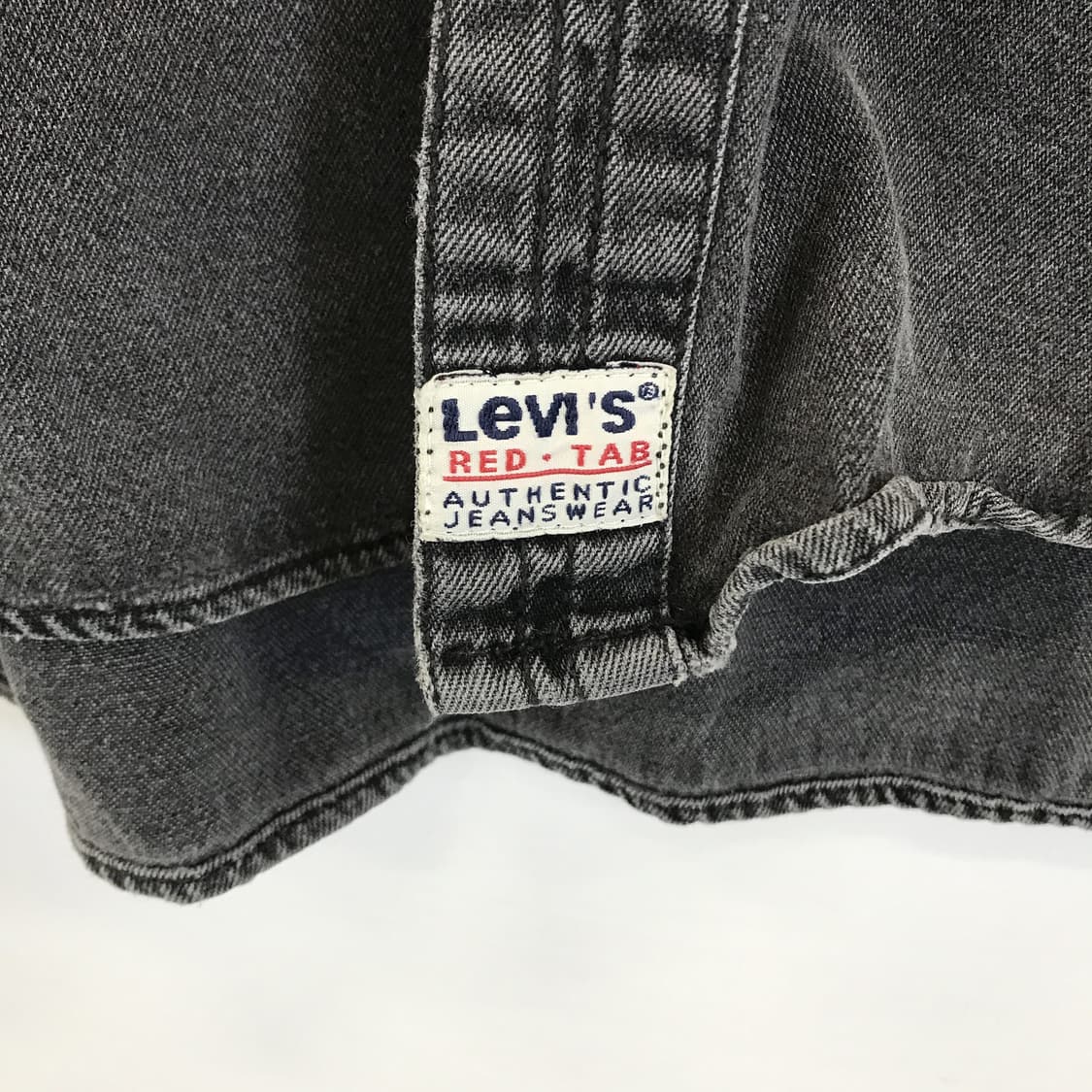 리바이스 90s 흑청 웨스턴데님셔츠 [XXL] 상품이미지3