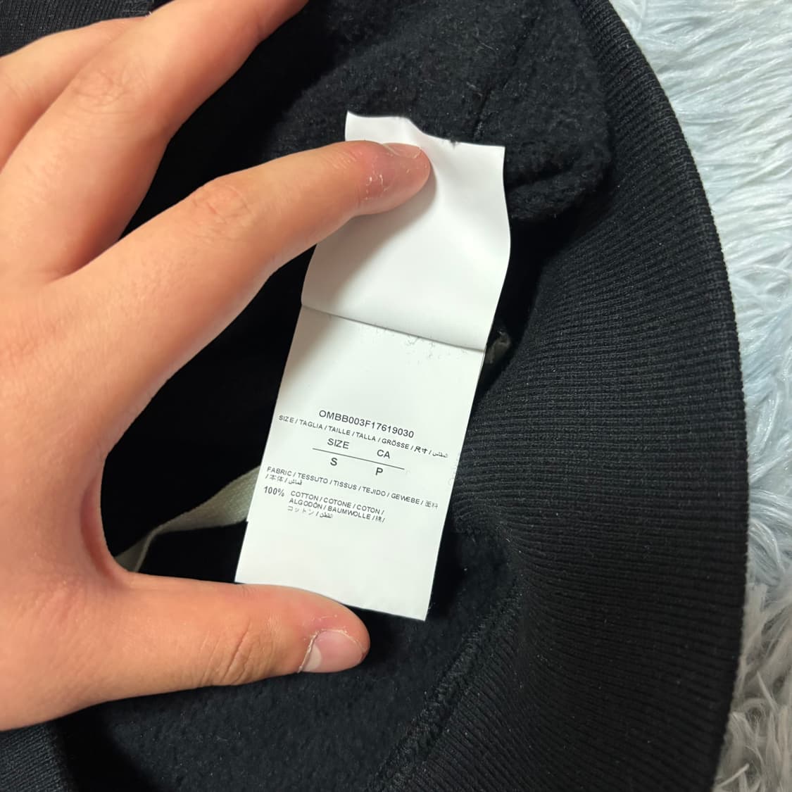 [S Size] 오프화이트 갤럭시 후드집업 상품이미지4