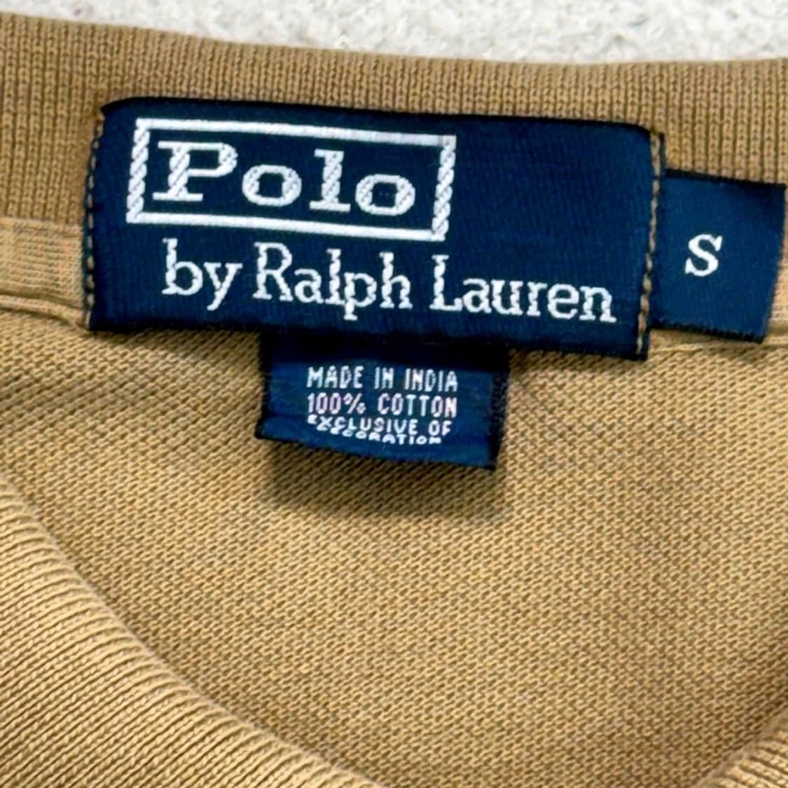 RALPH LAUREN PK 반팔 셔츠 베이지 S 상품이미지4
