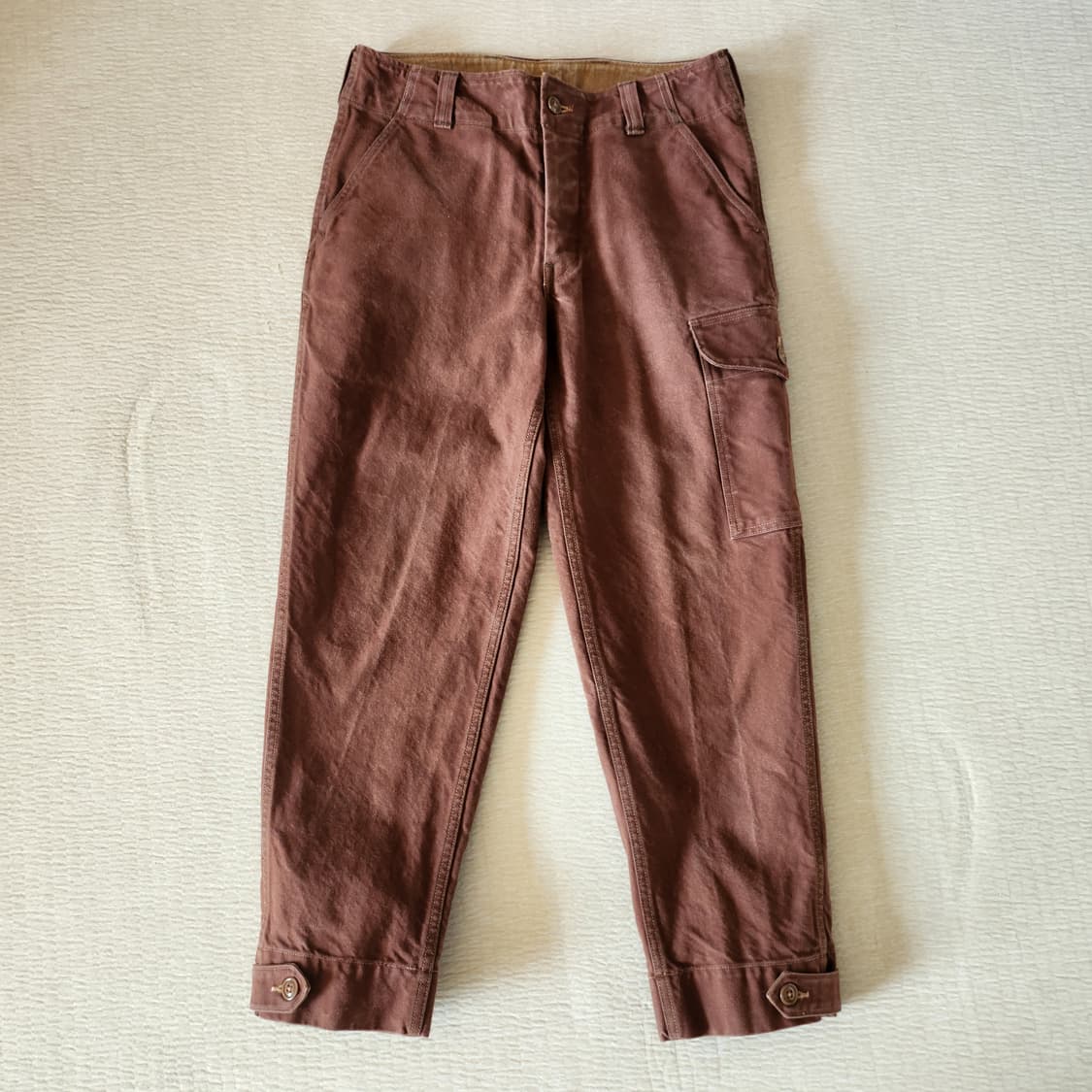 프리휠러스 에비에이터 트라우져 32 레드 브라운 상품이미지1