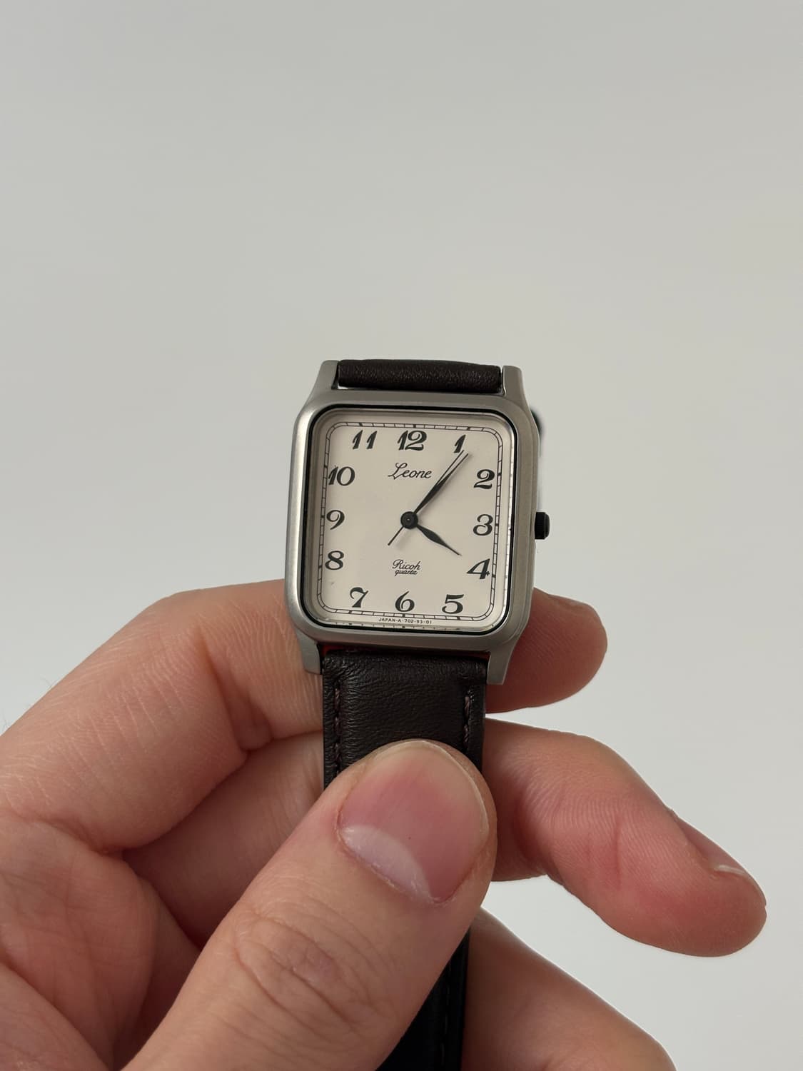 1980s Leone Arabic Index Tank Quartz 상품이미지2