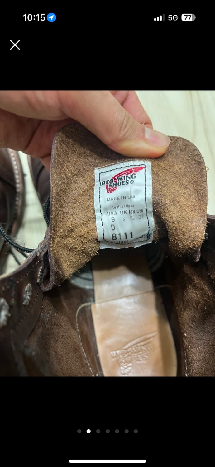 레드윙 8111 아이언레인저 부츠 9D 상품이미지3