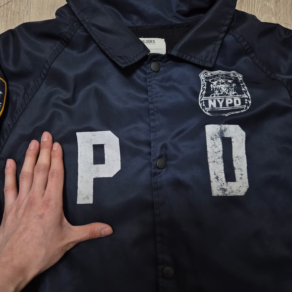 유니룩스 올드스쿨 멀티 패치 바시티 코치자켓 XL(105) 상품이미지5