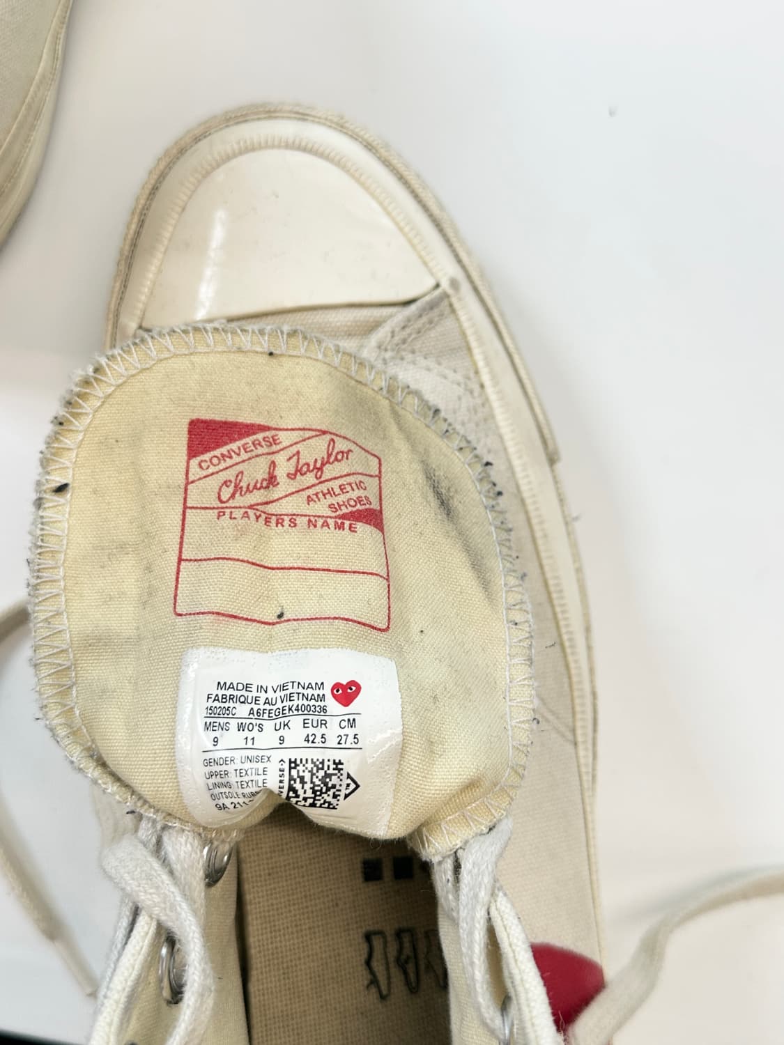 꼼데가르송 x 컨버스 하이 275 상품이미지4