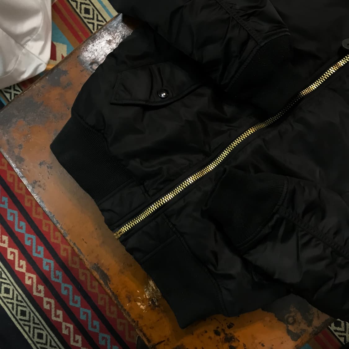 알파인더스트리 블랙 MA1 항공 점퍼 남성 97 여성 55 66 사이즈 상품이미지3