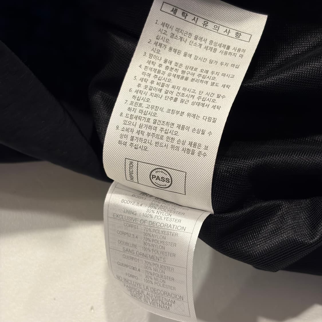 [L] 디키즈 나일론 블랙 바람막이 점퍼 C155 상품이미지8